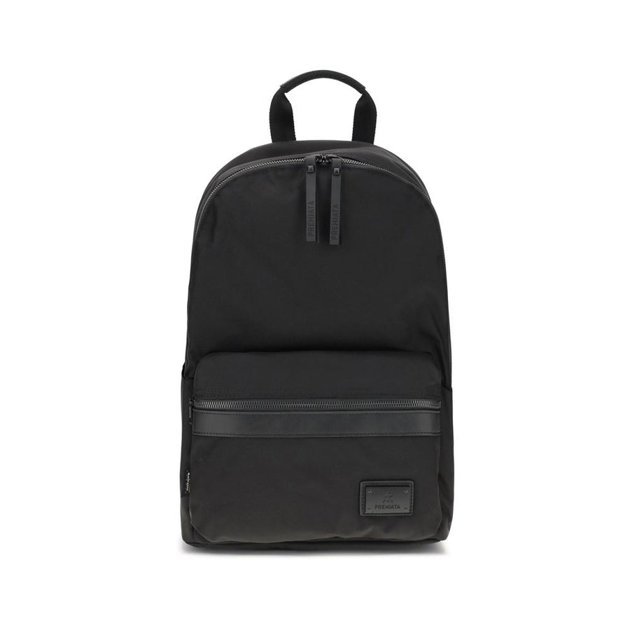 Black Nylon Backpack