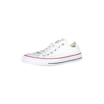 White Fabric Women Sneaker