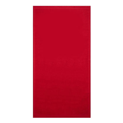 Red Cotton Men's Beach Towel