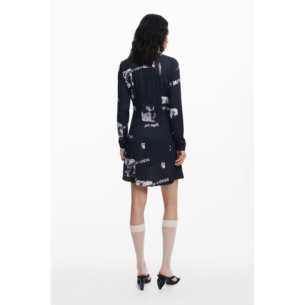 Nero Viscosa Women's Dress