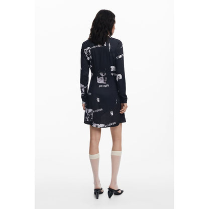 Nero Viscosa Women's Dress