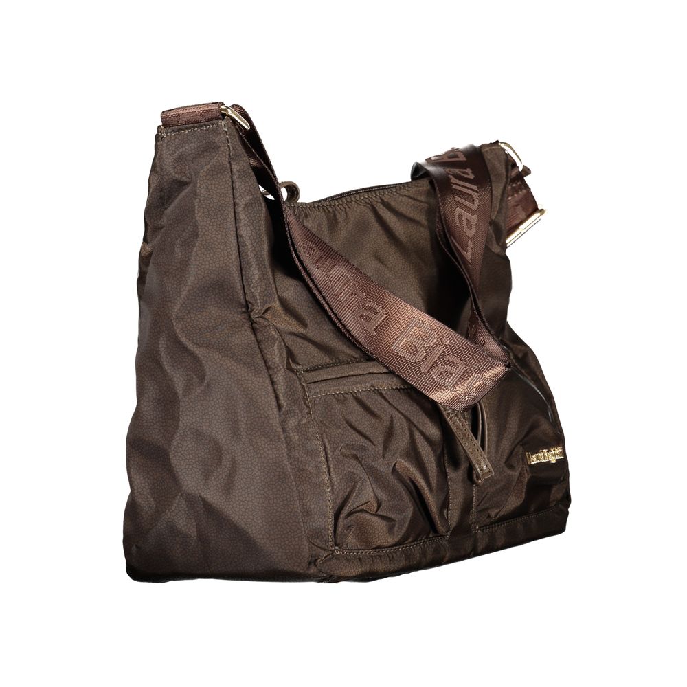 Marrone Polyester Women Handbag