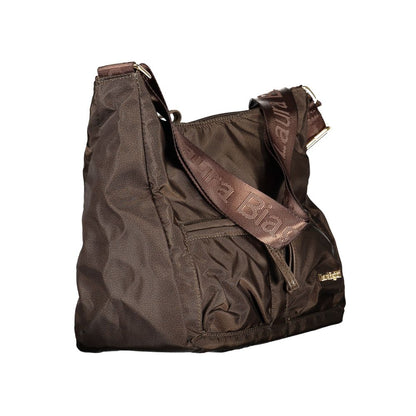 Marrone Polyester Women Handbag