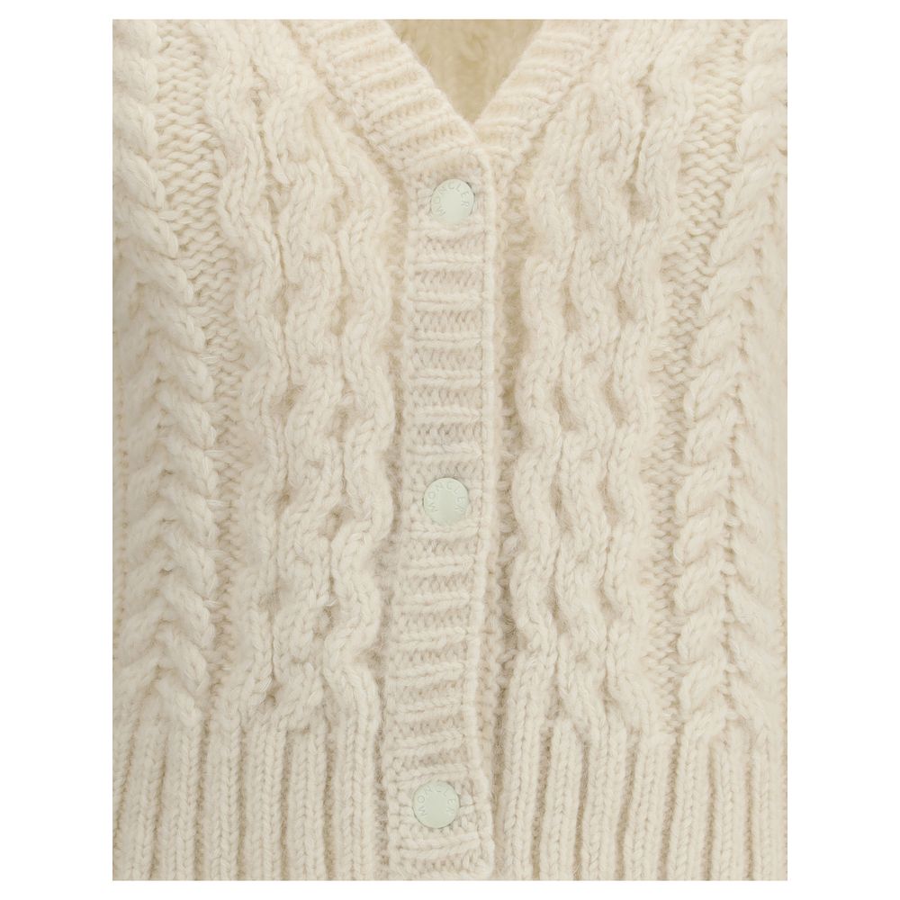 Cream Alpaca Vicugna Pacos Cardigan