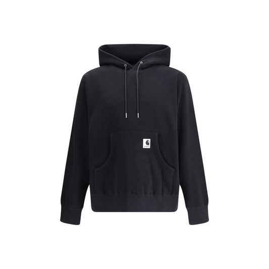 Black Cotton Sweatshirt