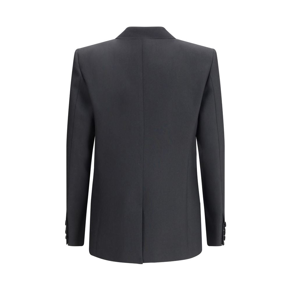 Black Polyester Coat