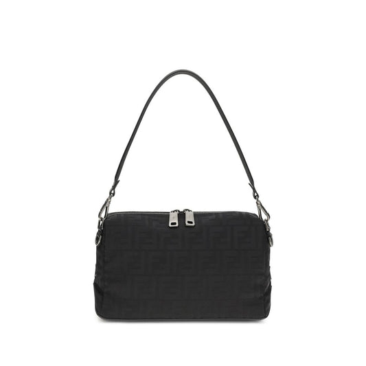 Black Nylon Shoulder Bag
