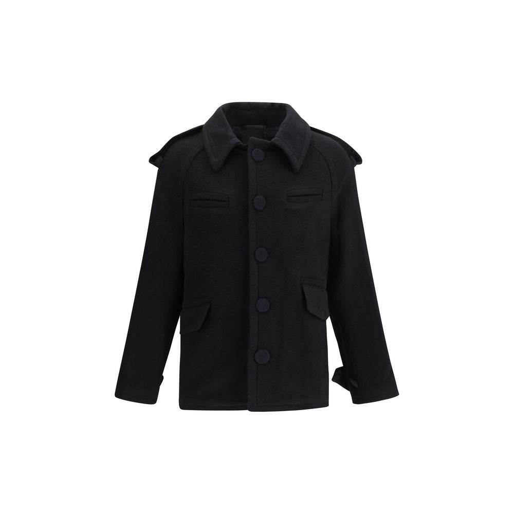 Black Cotton Coat