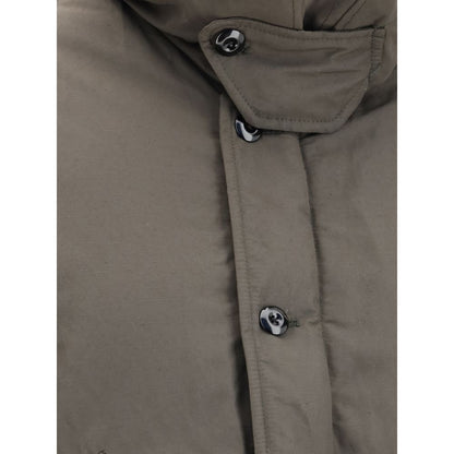 Brown Polyamide Shell Jacket