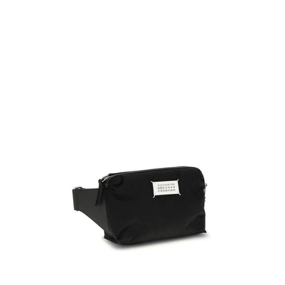 Black Fabric Shoulder Bag