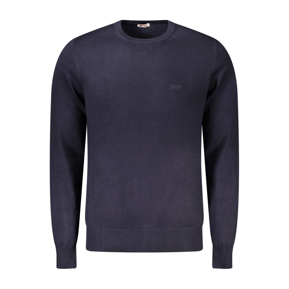Blue Viscose Men's Sweater