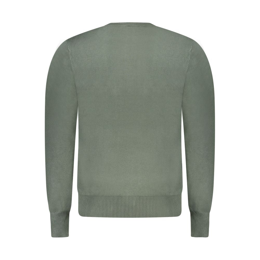 Verde Viscosa Uomo Maglia