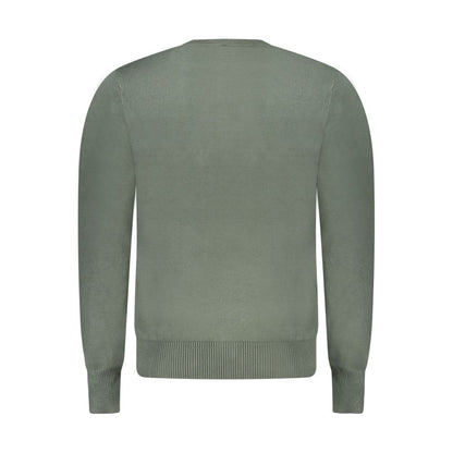 Verde Viscosa Uomo Maglia