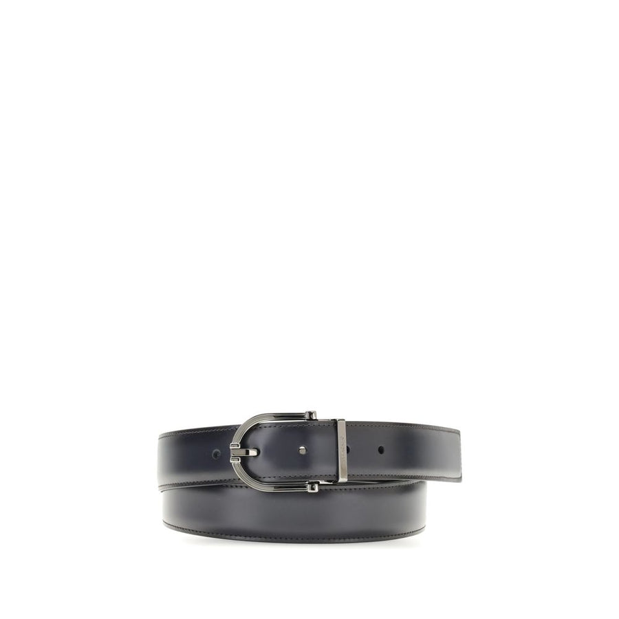 Black Calf Leather Bos Taurus Regular Belt