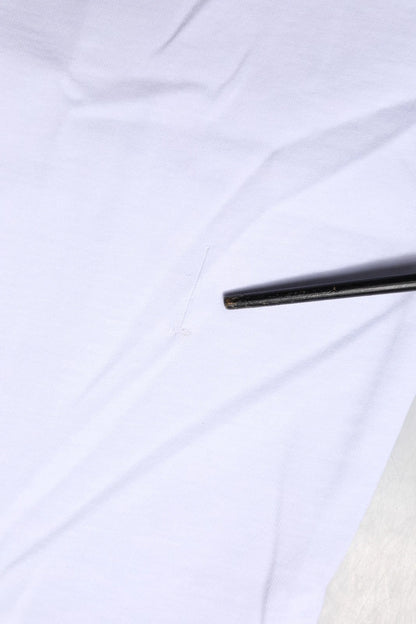 White Cotton Goodluck 2023 Crew Neck T-shirt