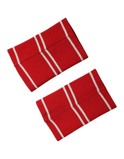 Red White DG Logo Cotton 1 Pair One SIze Wristband
