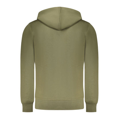 Green Cotton Men Sweater