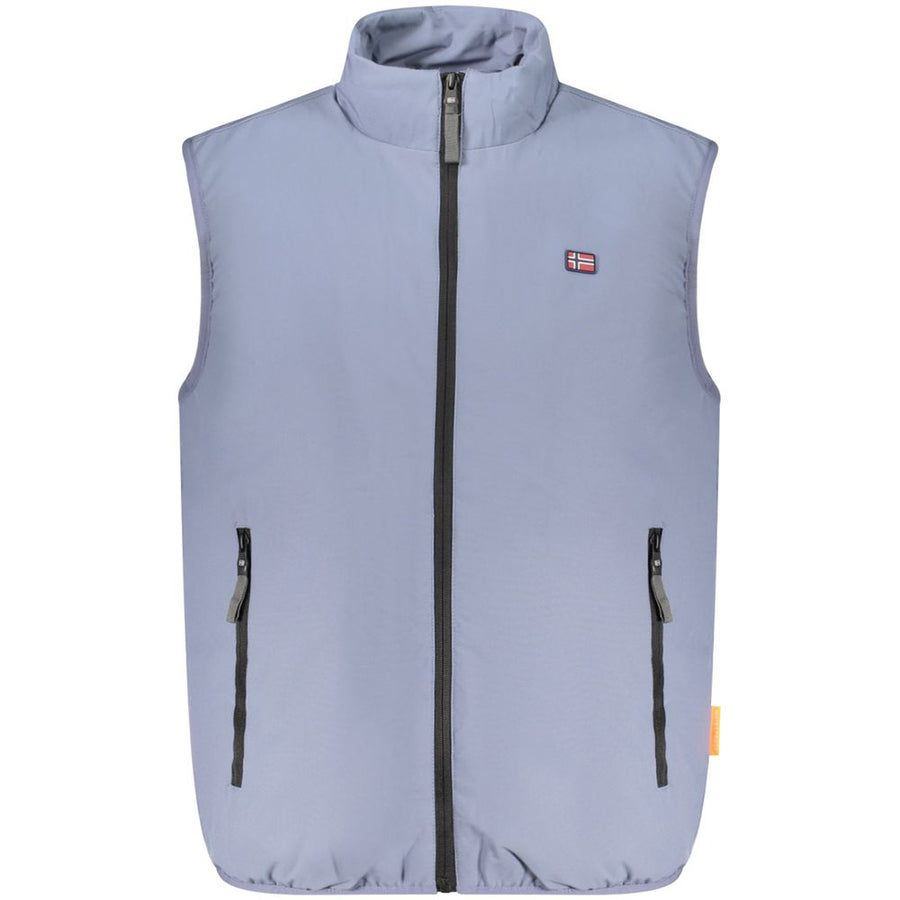 Azzurro Polyester Men's Jacket