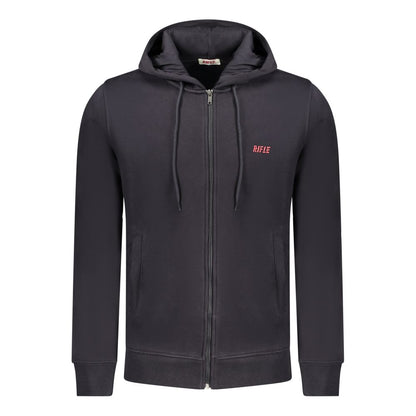 Blue Cotton Men Sweater