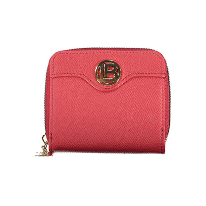 Rosso Polyurethane Women Wallet