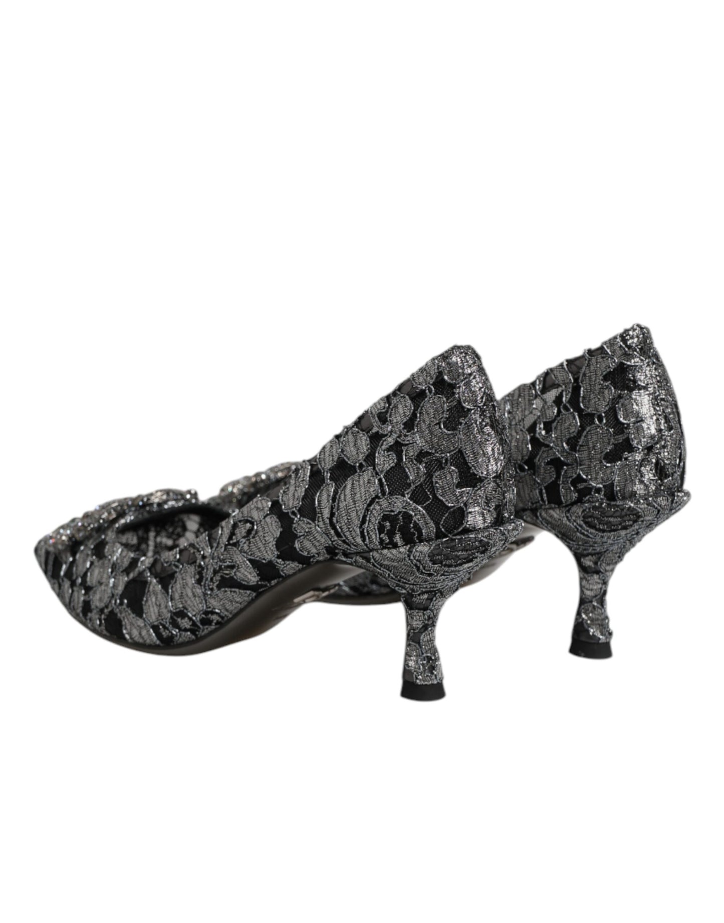 Silver Lace DG Amore Heels Pumps Shoes