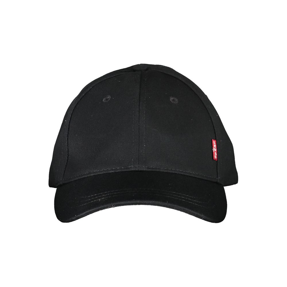 Black Cotton Hat