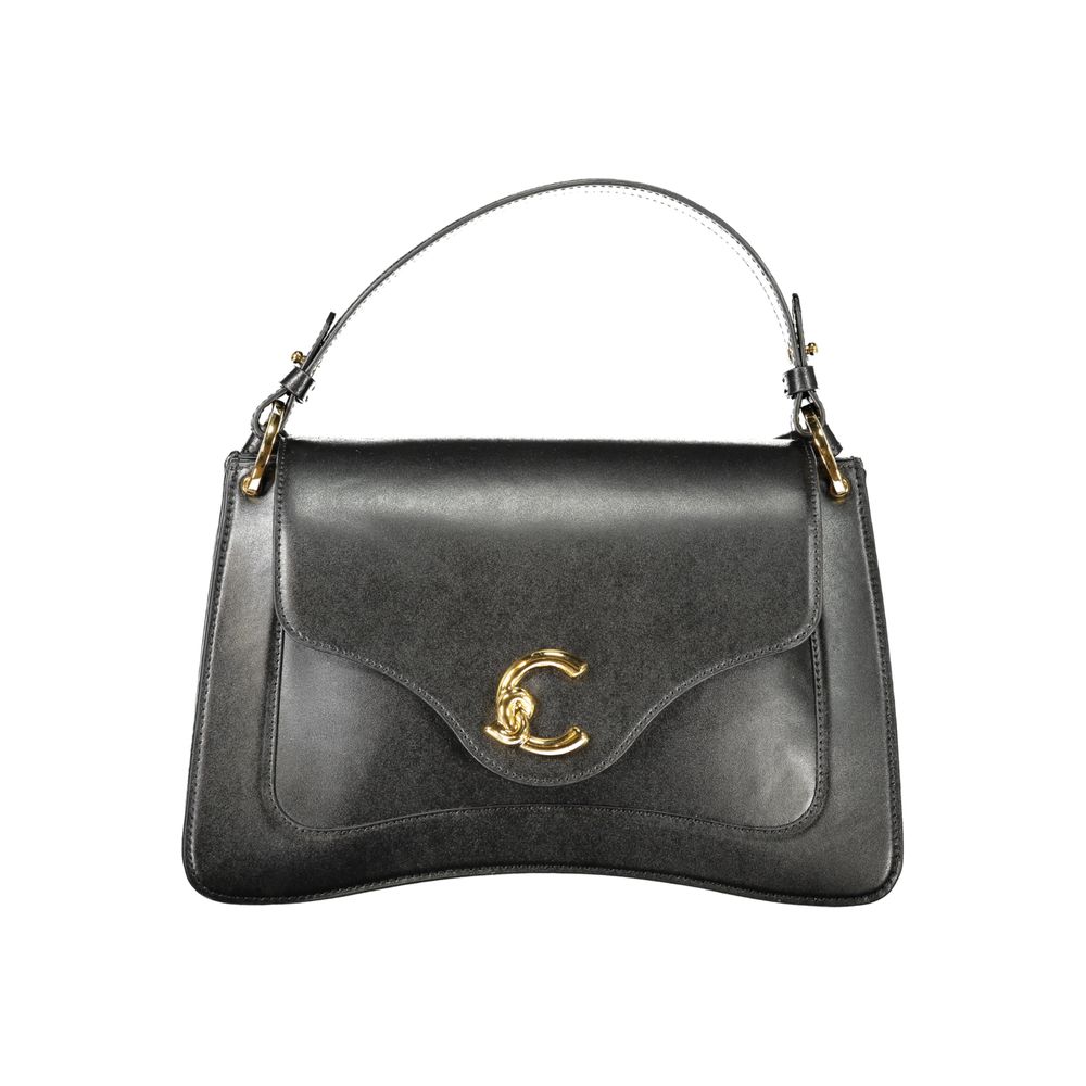 Black Leather Women Handbag