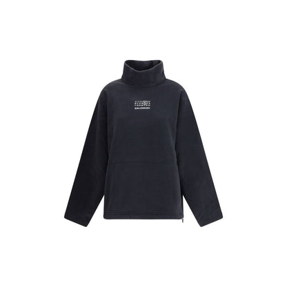 Black Polyester Sweatshirt