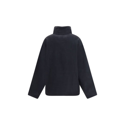 Black Polyester Sweatshirt