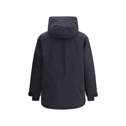Black Polyester Parka
