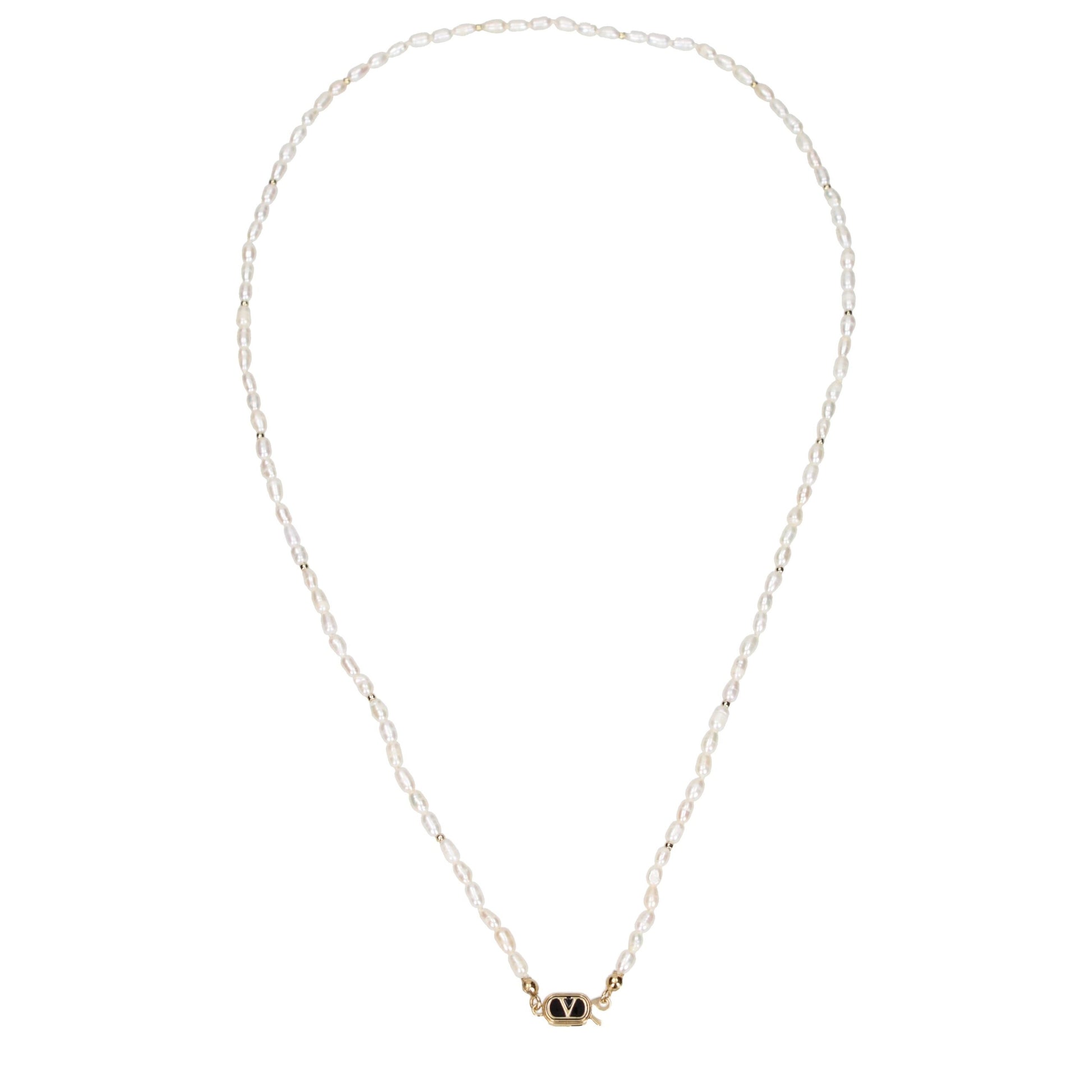 White Metal Necklace