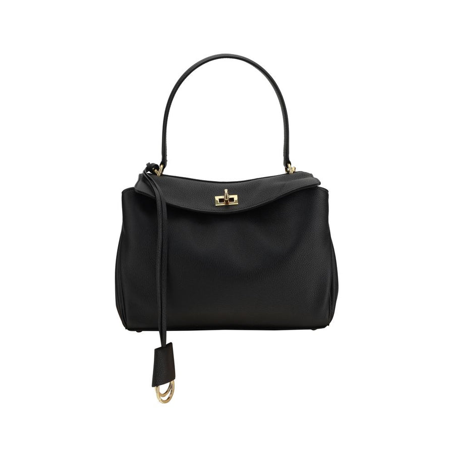 Black Calf Leather Bos Taurus Shoulder Bag