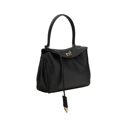 Black Calf Leather Bos Taurus Shoulder Bag