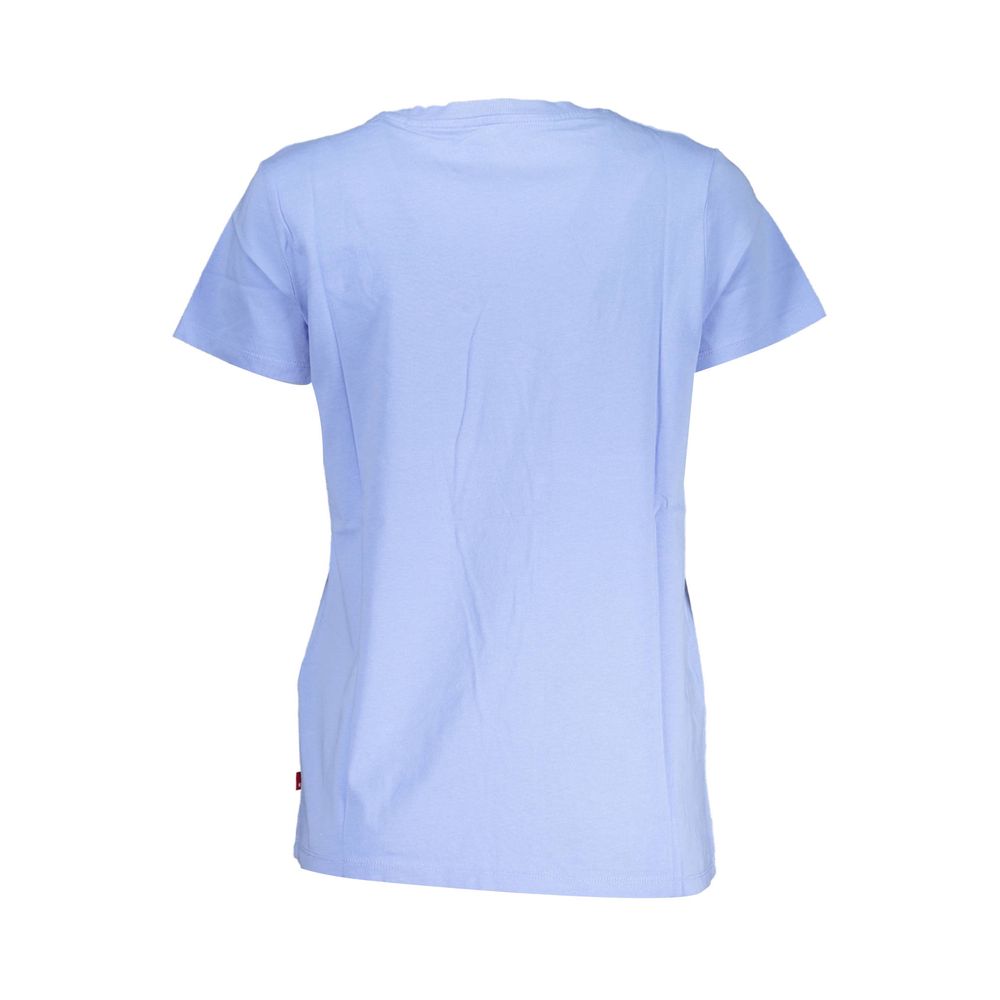 Azzurro Cotton Women T-Shirt