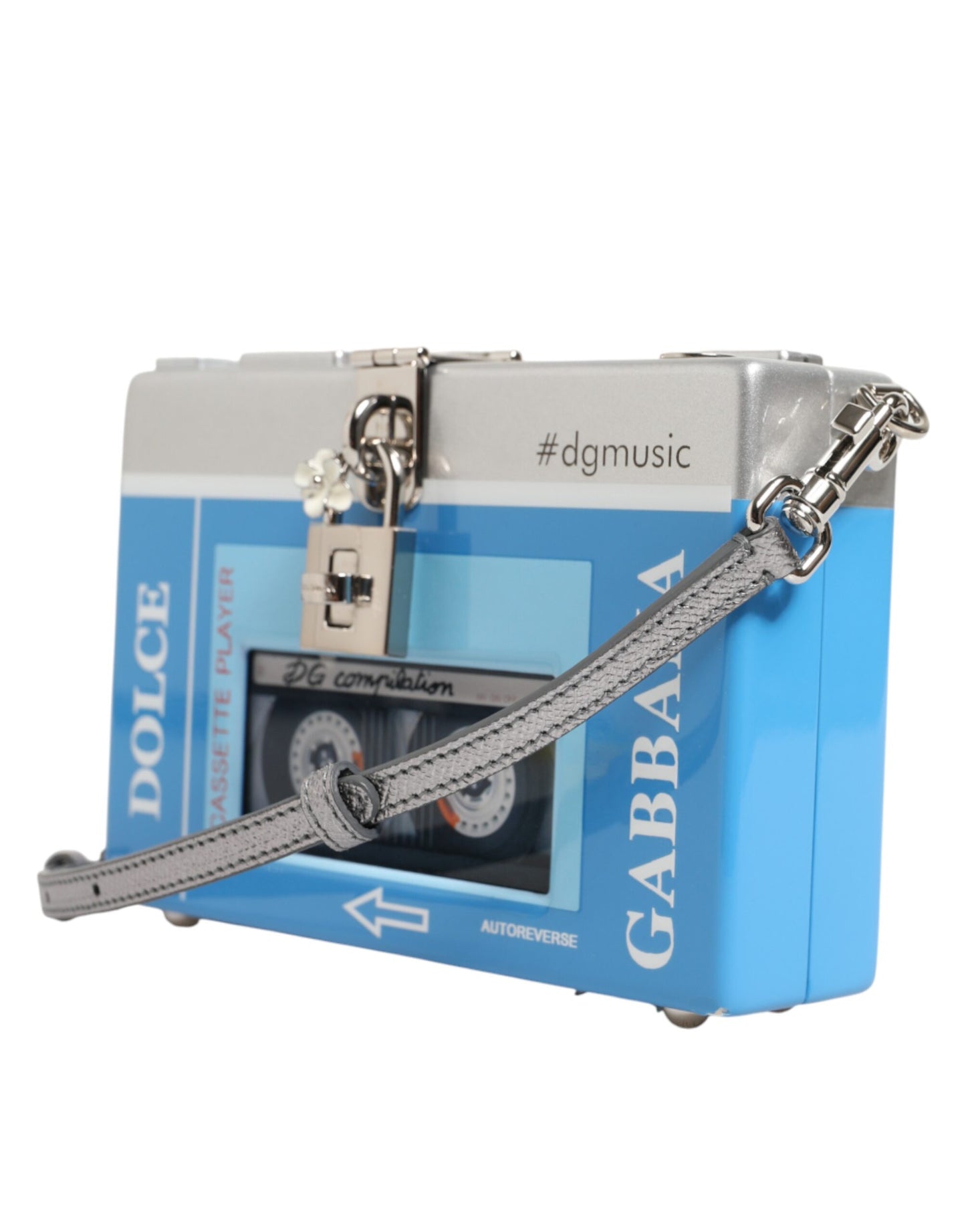 Multicolor Cassette Player Box DG Music Crossbody Bag