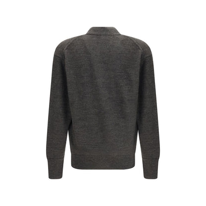 Brown Marabou Cardigan