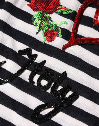 Black White Cashmere Silk Sleeveless Top