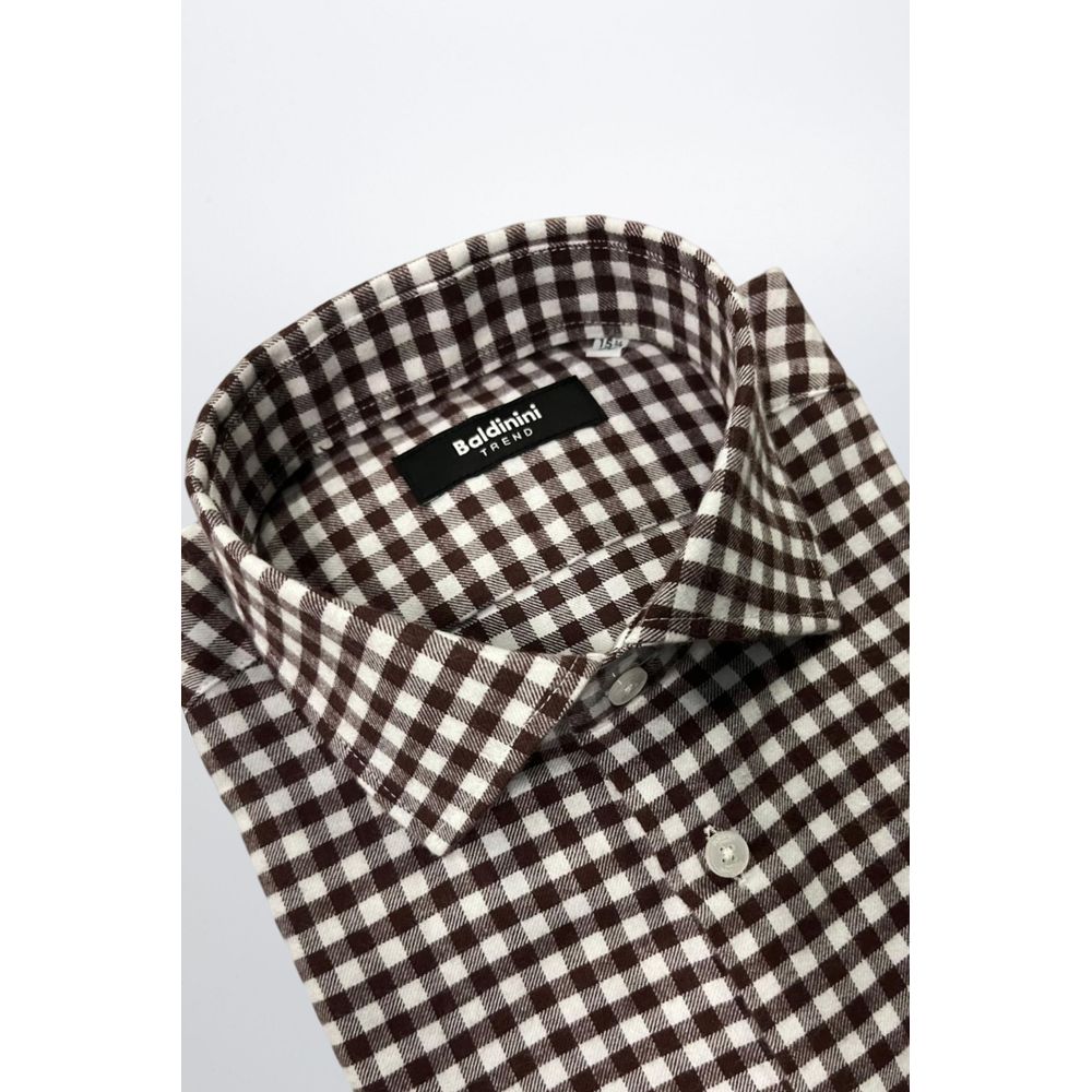 Brown Cotton Shirt