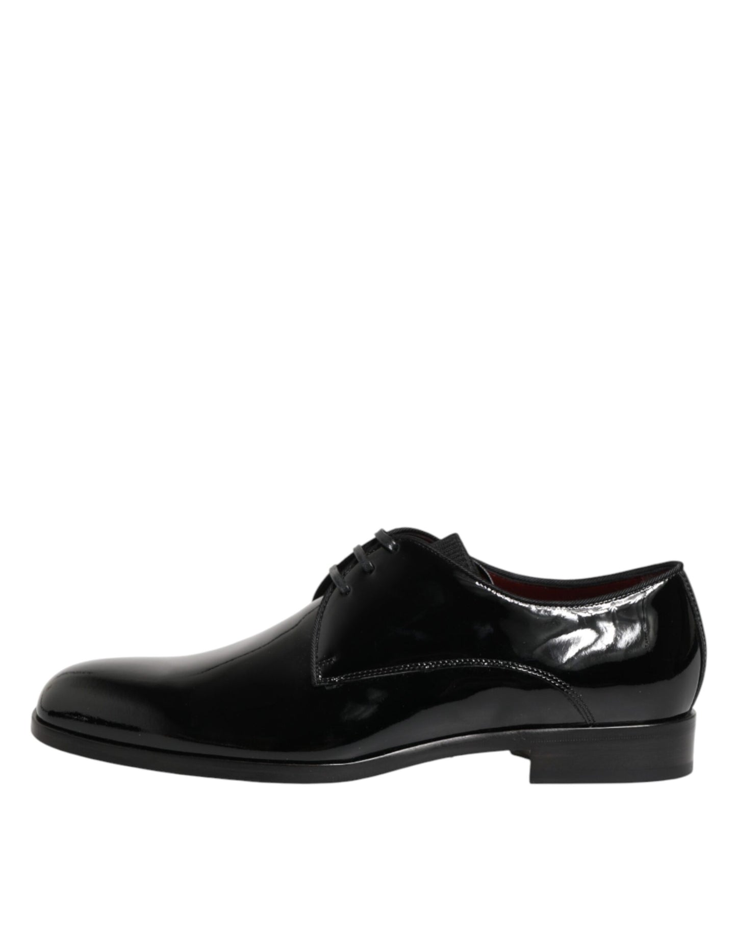 Black Calfskin Leather Derby Dress Shoes