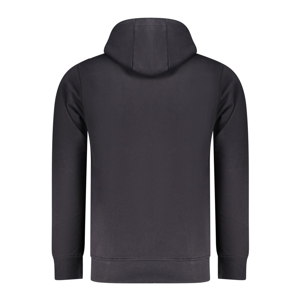 Blue Cotton Men's Hoodie