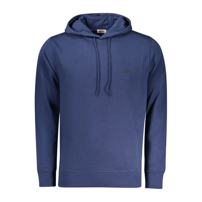 Blue Cotton Men's Sweatshirt