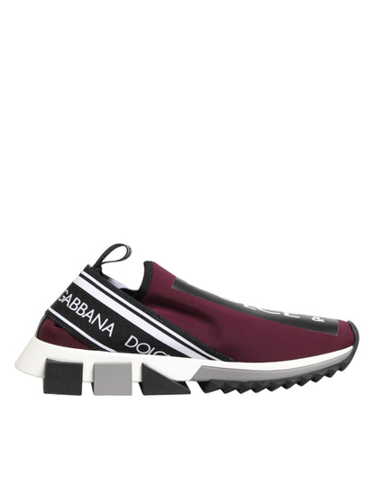 Maroon Slip On Sorrento Men Sneakers Shoes