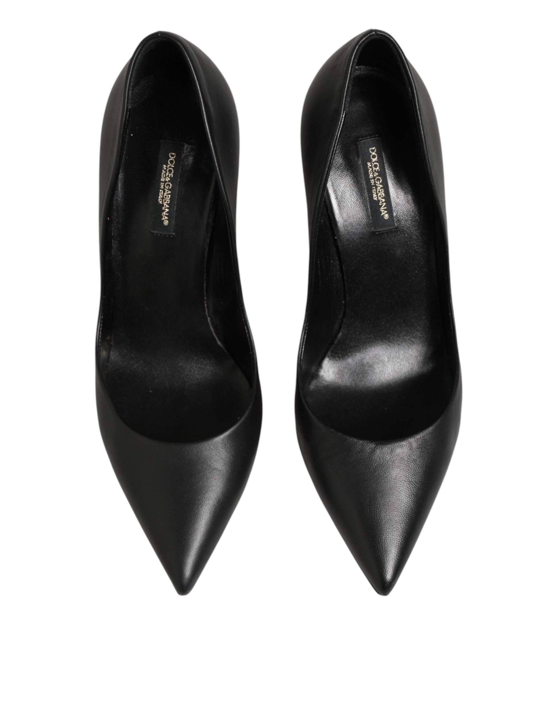 Black Patent Leather High Heels Pumps Shoes