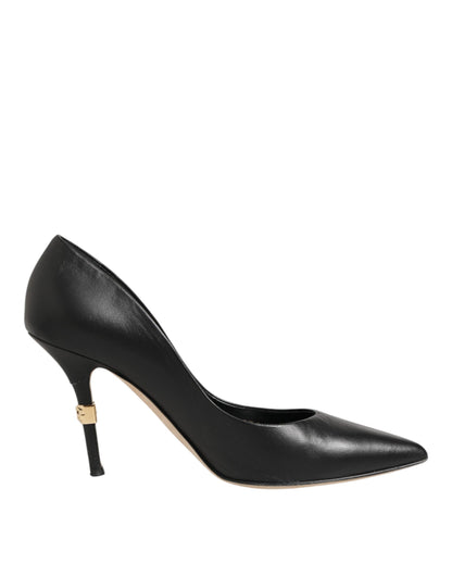 Black Patent Leather High Heels Pumps Shoes