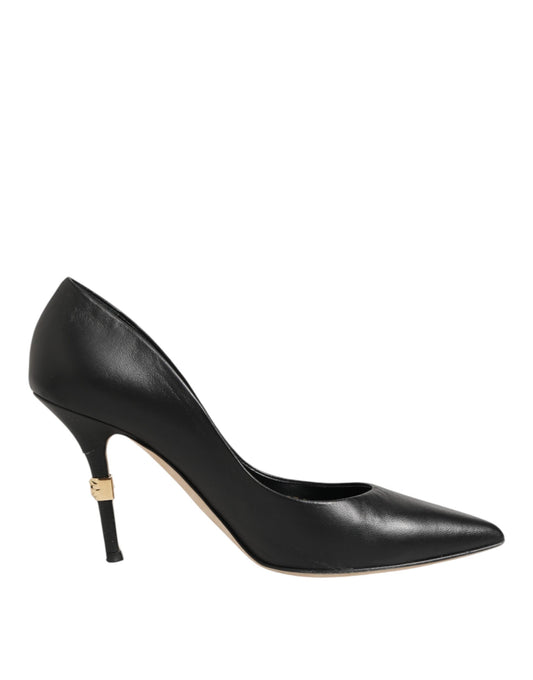 Black Patent Leather High Heels Pumps Shoes