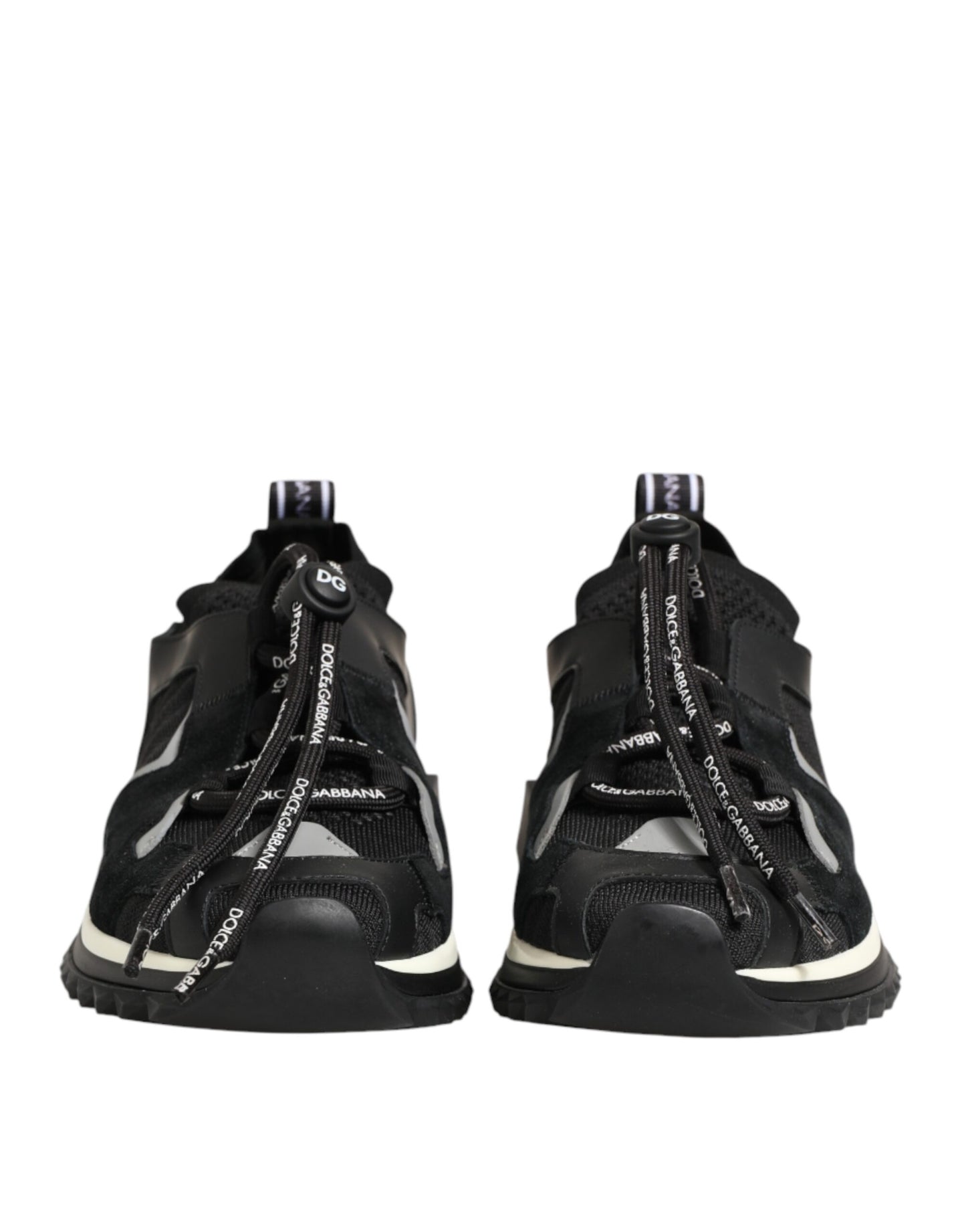 Black Mesh Sorrento Trekking Sneakers Shoes
