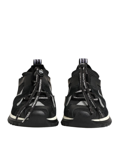 Black Mesh Sorrento Trekking Sneakers Shoes