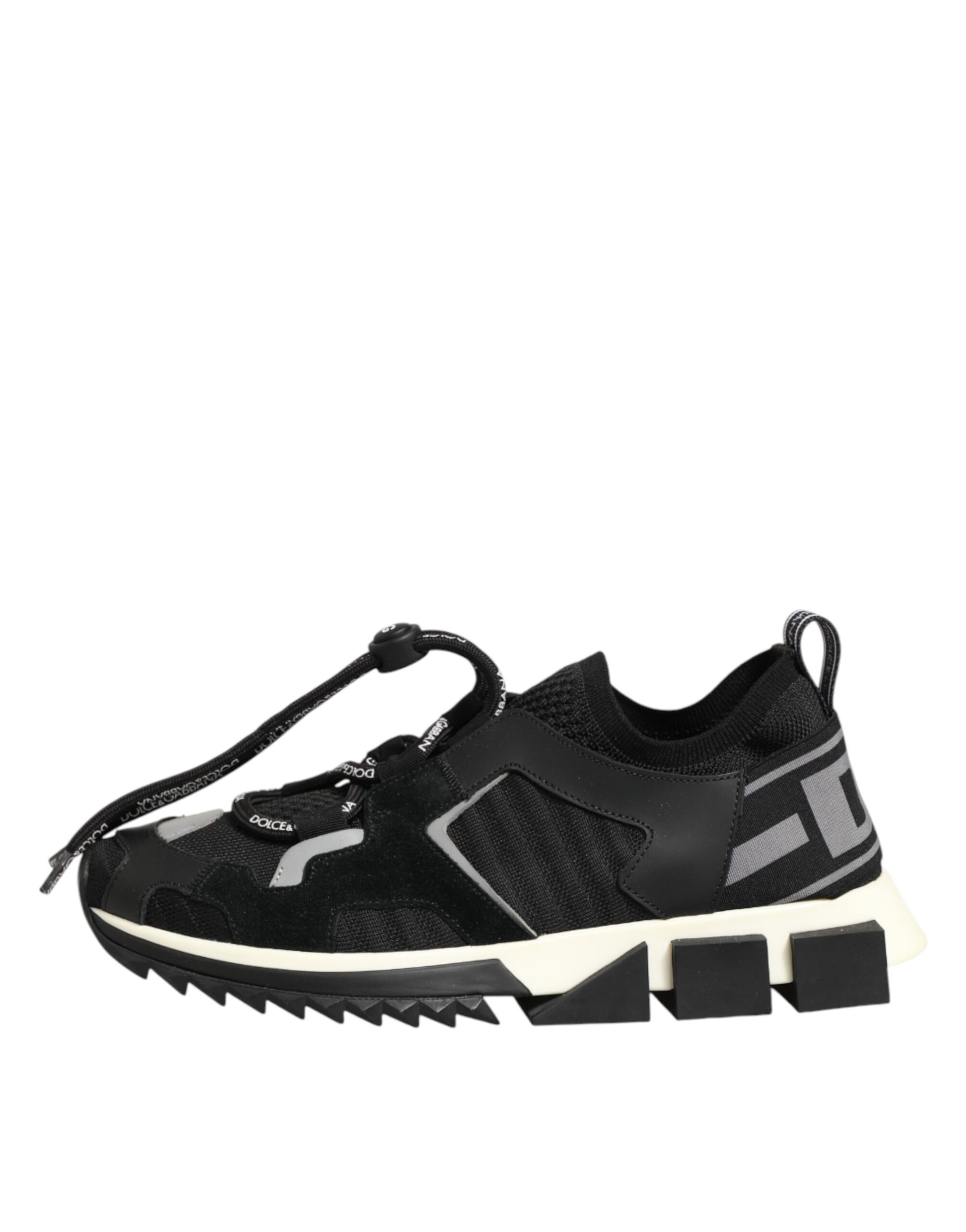 Black Mesh Sorrento Trekking Sneakers Shoes