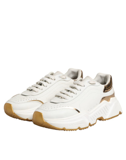 White Gold Daymaster Low Top Sneakers Shoes