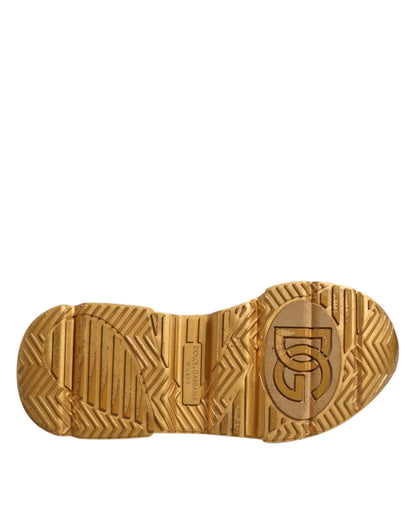 White Gold Daymaster Low Top Sneakers Shoes